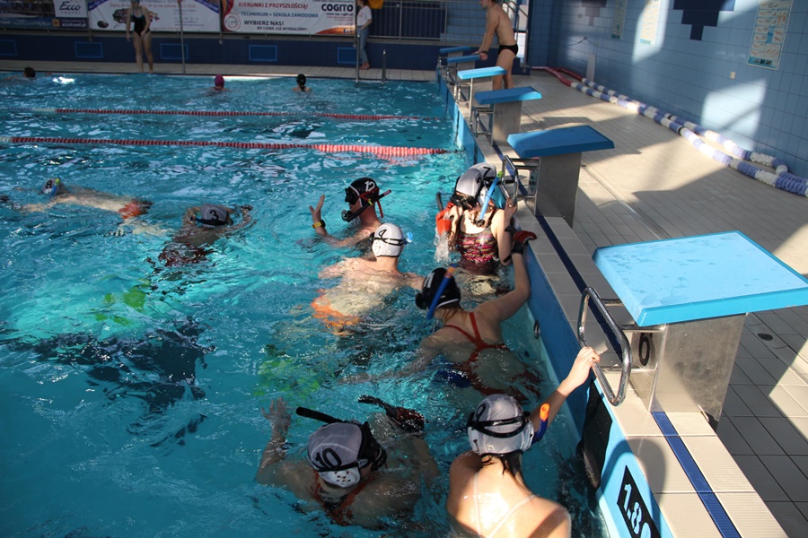 Hokej pod wodą Walenie Hydra w Michałkowicach 2017